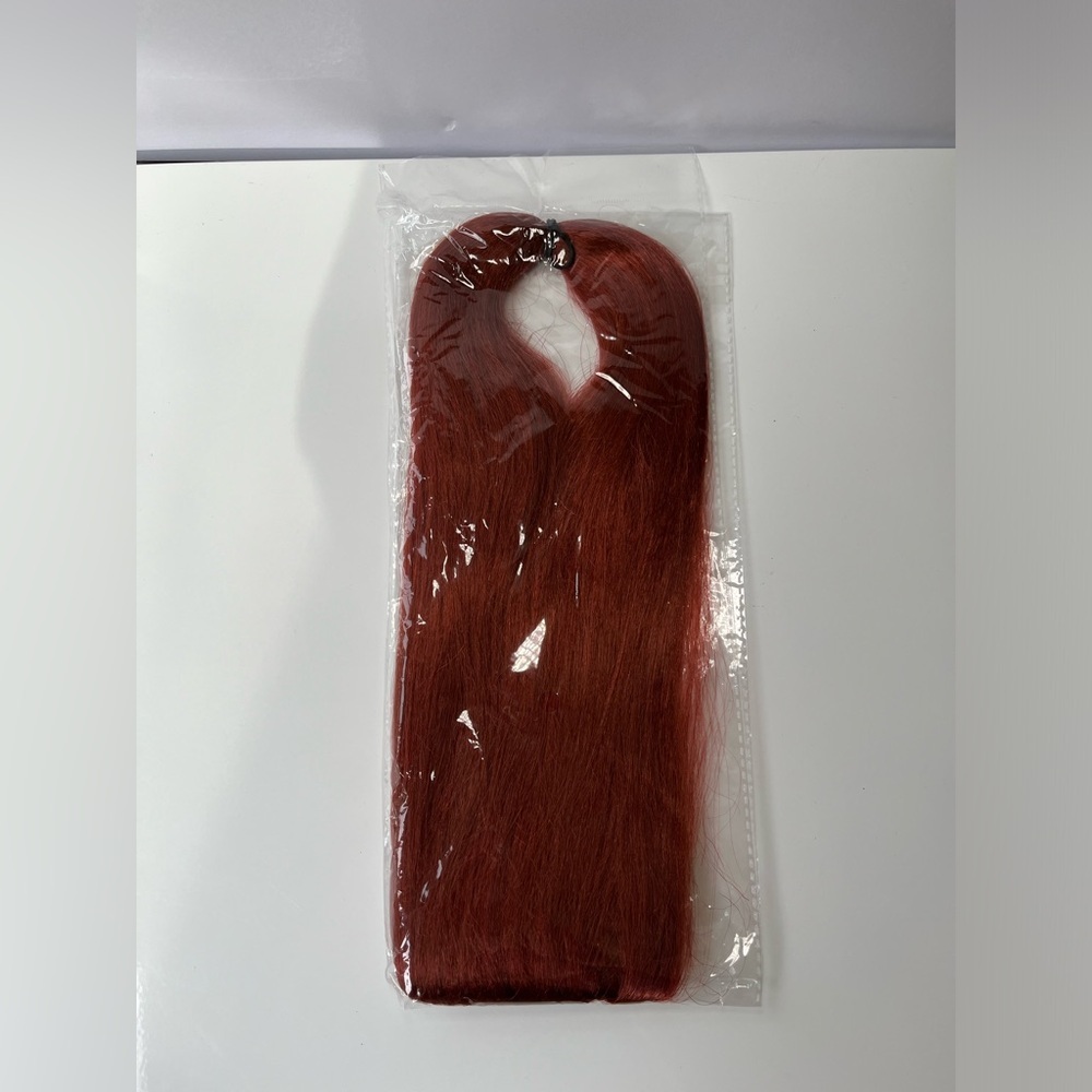 NEW 22" Ginger Red Hair Extensions Synthetic hair - 8 packs - Picture 4 of 7
